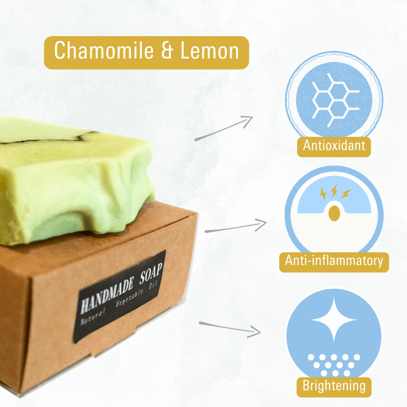 Chamomile & Lemon Natural Bar Soap