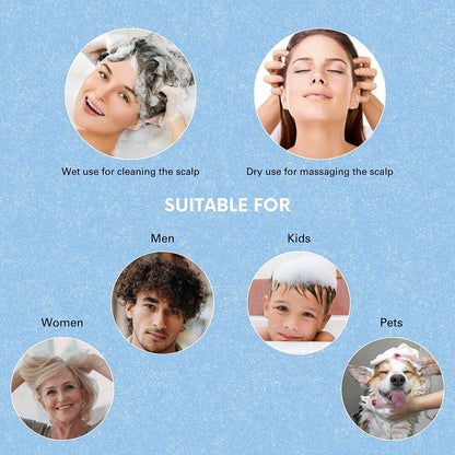 Blissal Hair Scalp Scrubber Shampoo Brush
