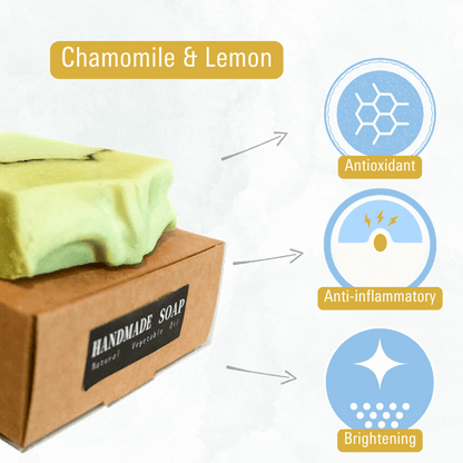 Chamomile & Lemon Natural Bar Soap